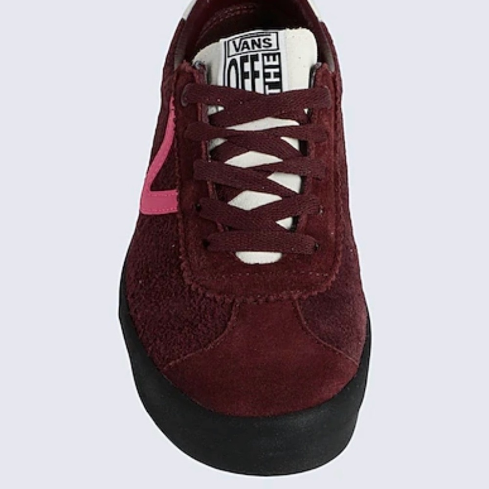 Vans  burgundy and Pink Casual Sneakers 8.5 NWOB
